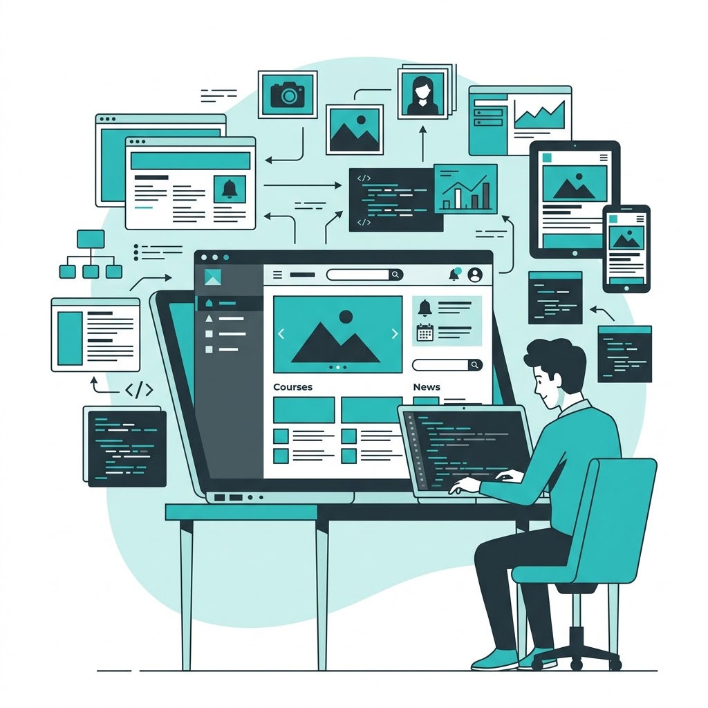 Dynamic Website Development — Mobile-friendly, Google-ready school websites