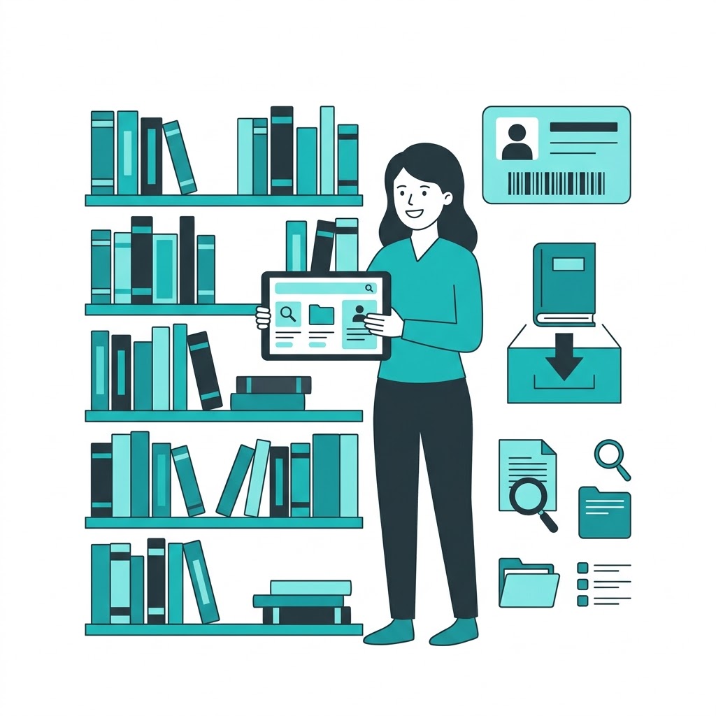 Library Management — Book list, issue and return