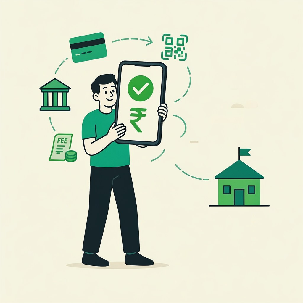 Payment Gateway Integration — Fees paid online by UPI, card and net banking