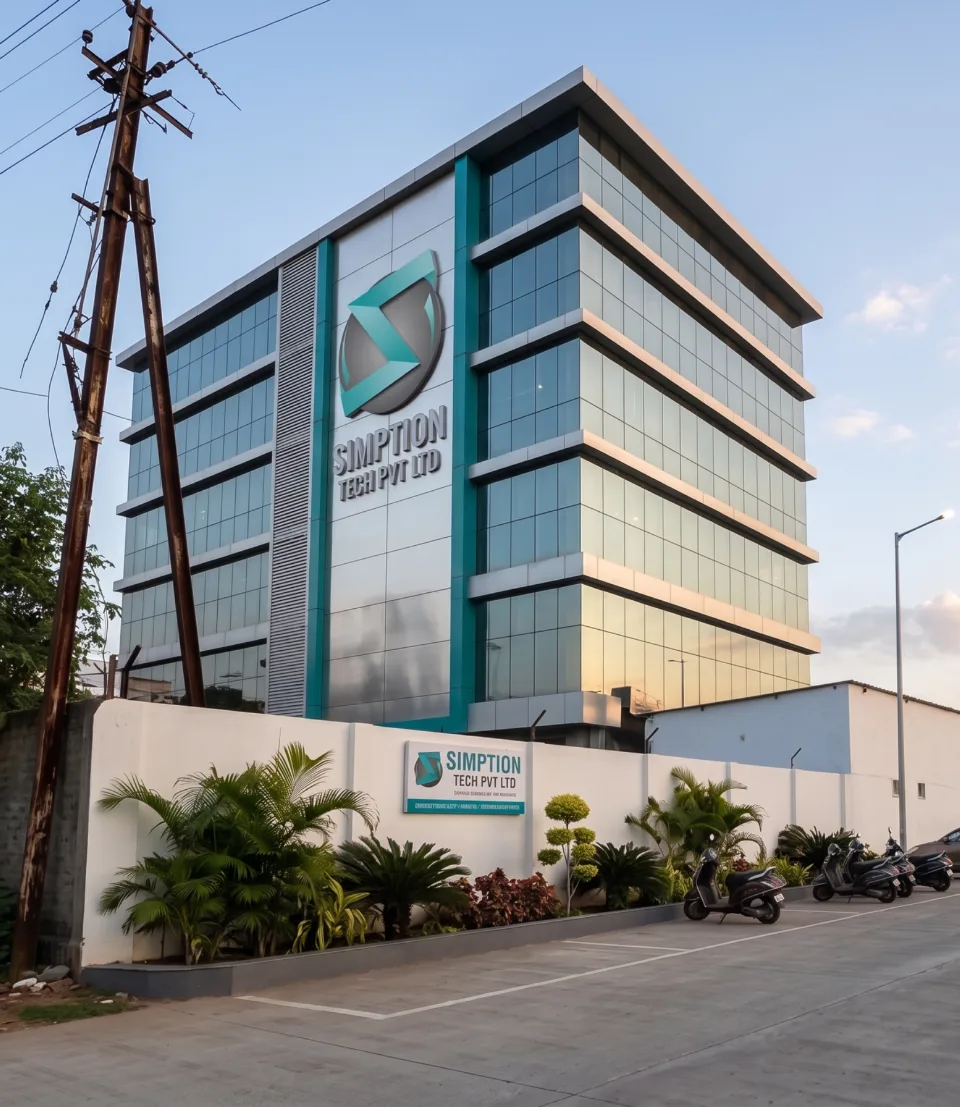 Simption Tech Pvt Ltd office building in Bhopal