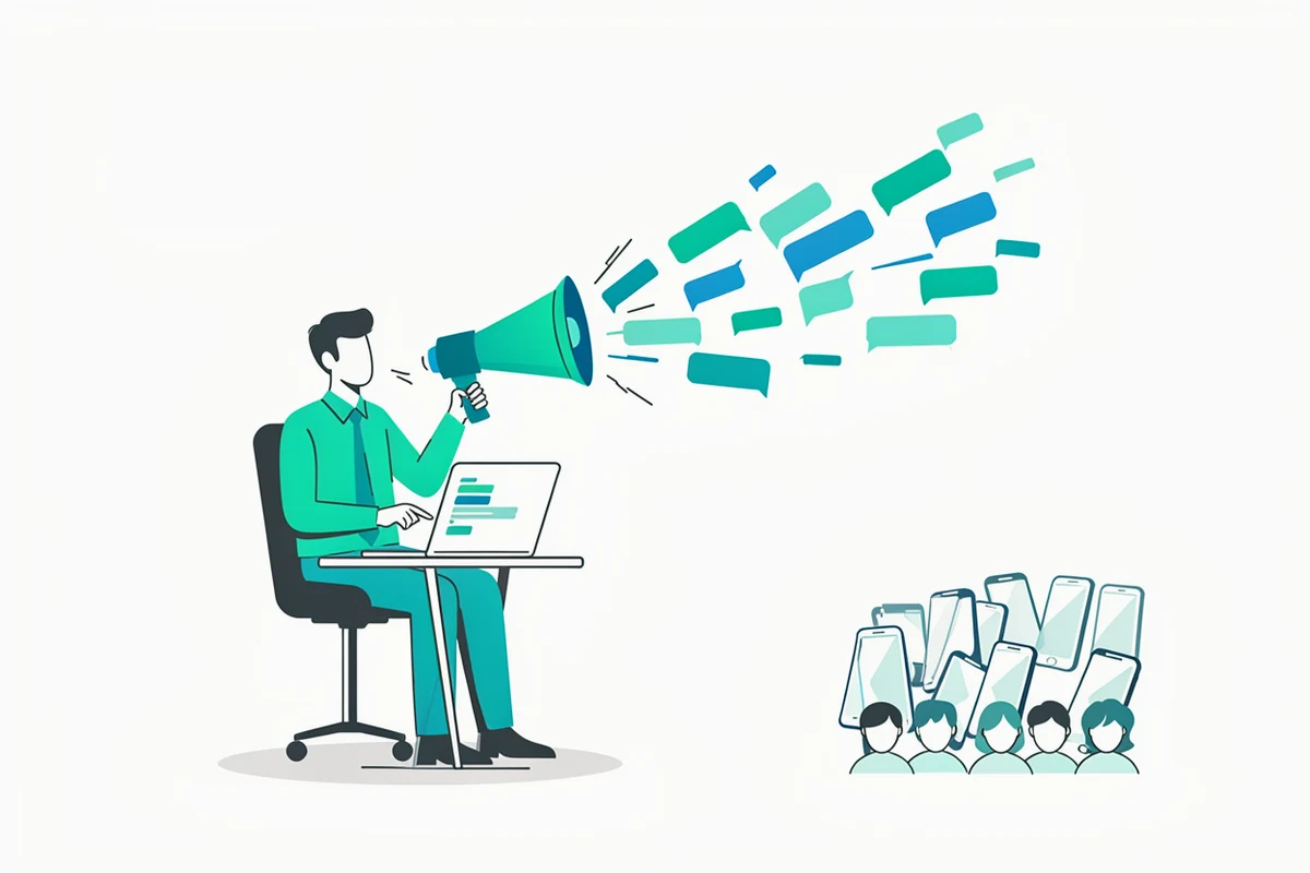 Bulk SMS & Digital Communication — Bulk messages sent to parents