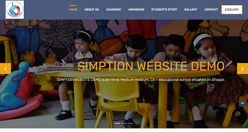 Semi Dynamic Website template — demo 6 screenshot
