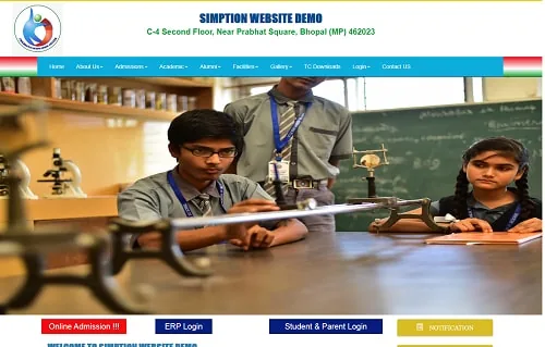 Fully Dynamic Website template — demo 1 screenshot