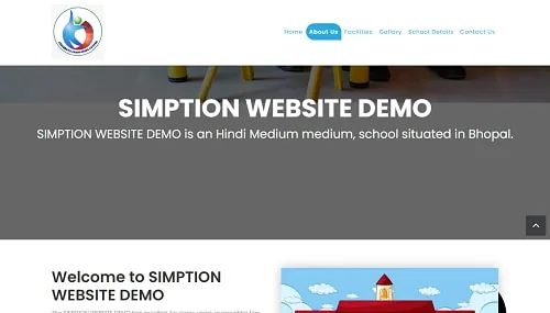 One Page Website template — demo 5 screenshot