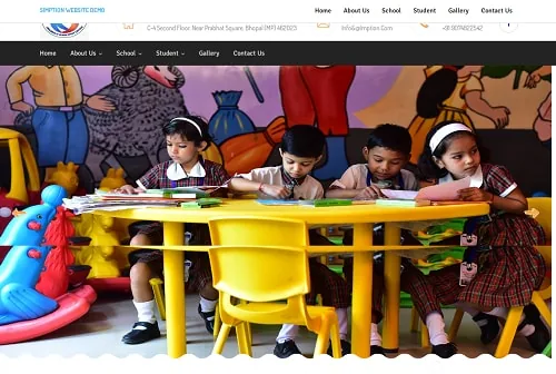 Static Website template — demo 3 screenshot