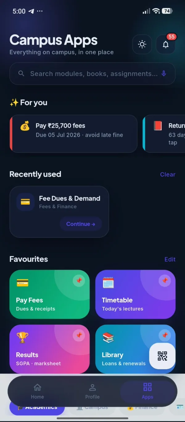 Simption app — Campus Apps